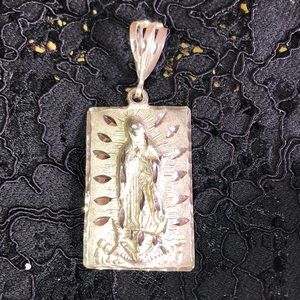 Sterling Our Lady of Guadalupe pendant